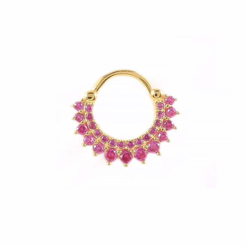 

Серьги-гвоздики женские из серебра 925 пробы, розовое золото