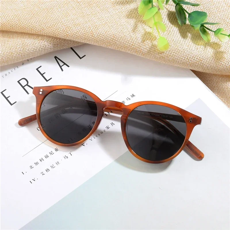 Винтажные Солнцезащитные очки в прозрачной оправе OV5183 поляризационные