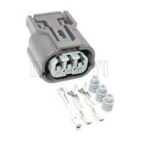 1 set 3 way automobile waterproof connectors 6189 0968 car day running lights headlights wire cable socket