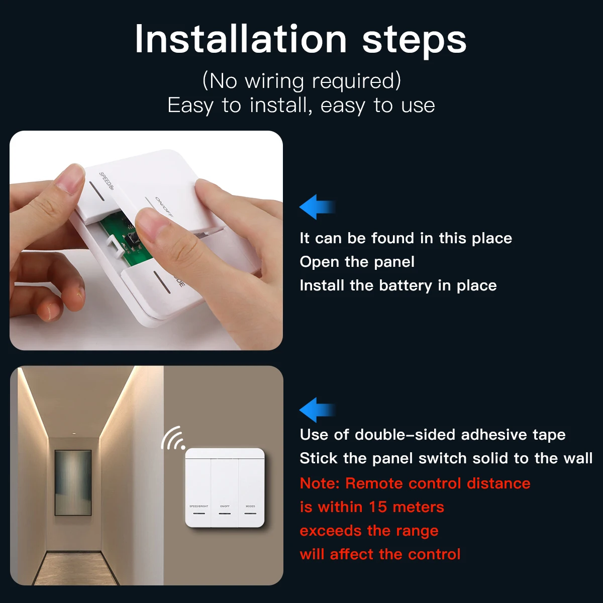 Светодиодная лента WS2811 умная лампа с сенсорной панелью 10 м для управления