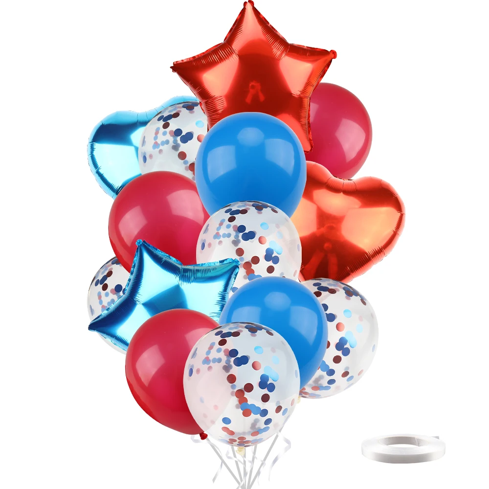 

Металлические шары MANLENI 14 шт., золотые, красные, синие, розовые