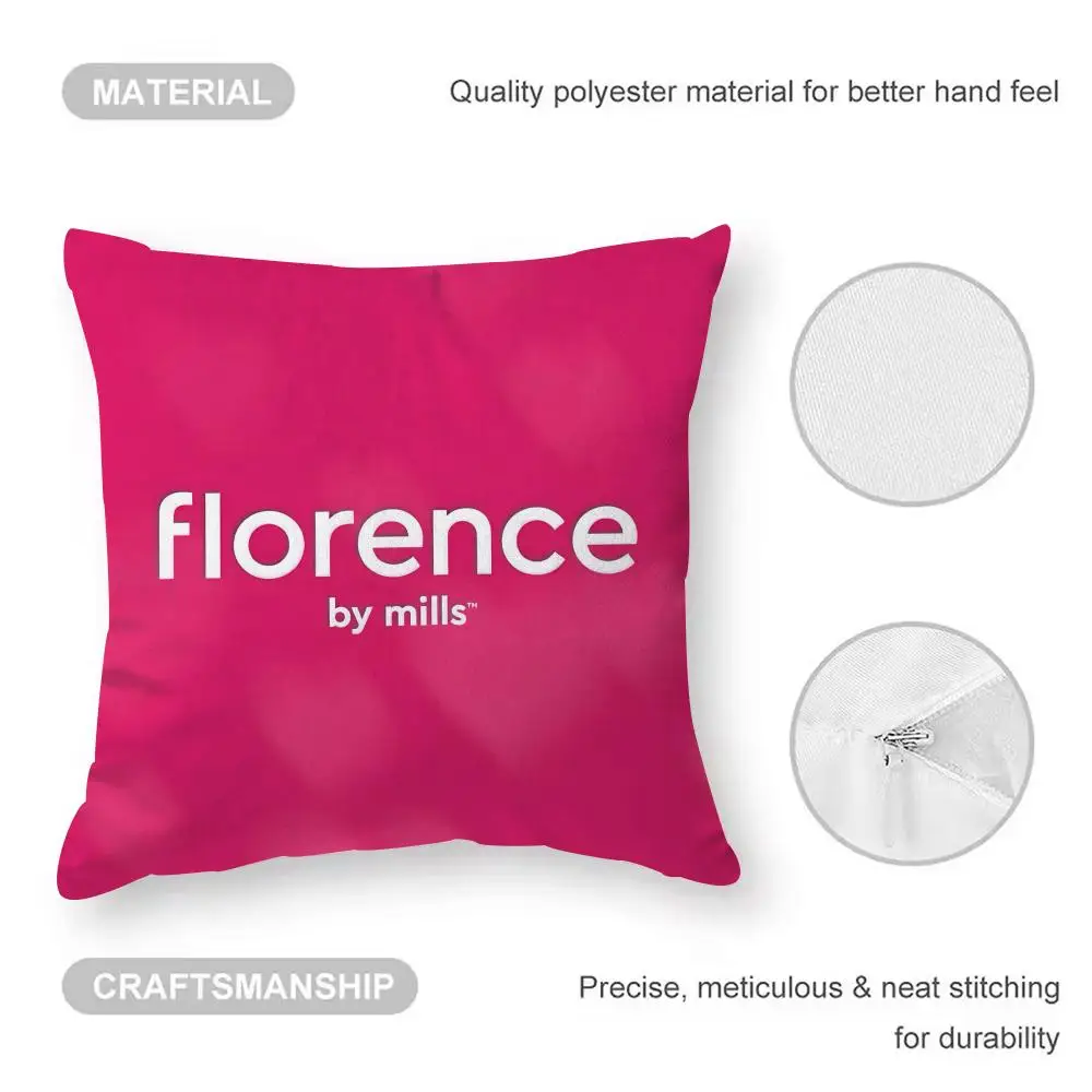 Фото Модная декоративная наволочка F-Florence by Mills с двусторонним принтом, из короткого плюша, подходит для гостиных. №2