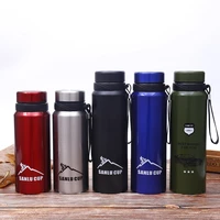 1000ml750ml portable double stainless steel vacuum flask coffee tea thermos sport travel mug large capacity thermocup