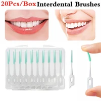 20pcs interdental brushes health care tooth escova interdental cleaners orthodontic dental teeth brush hygiene tool
