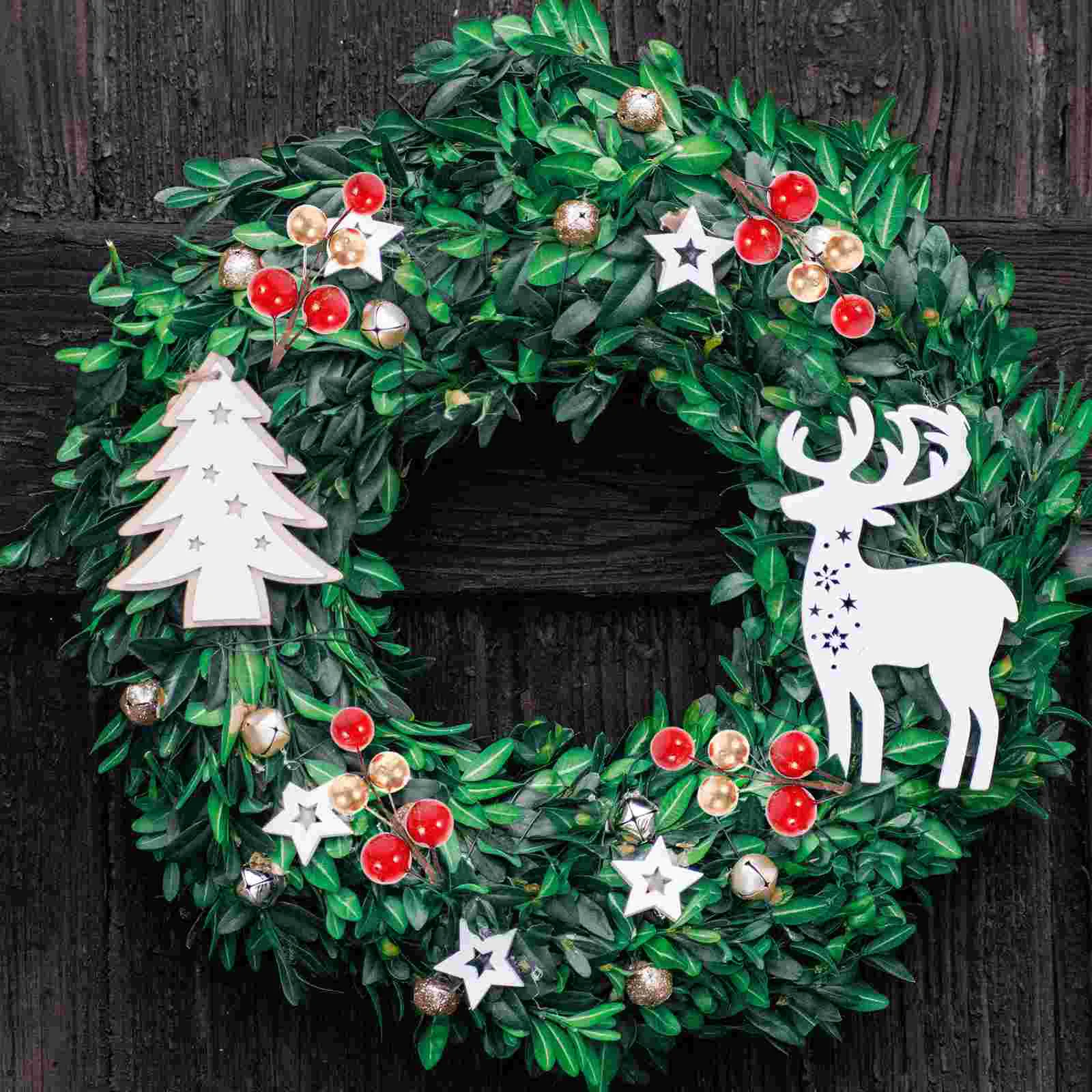 

30Pcs Artificial Berry Stems Artificial Berries Picks for Decor Faux Burgundy Picks Holly Berry Spray