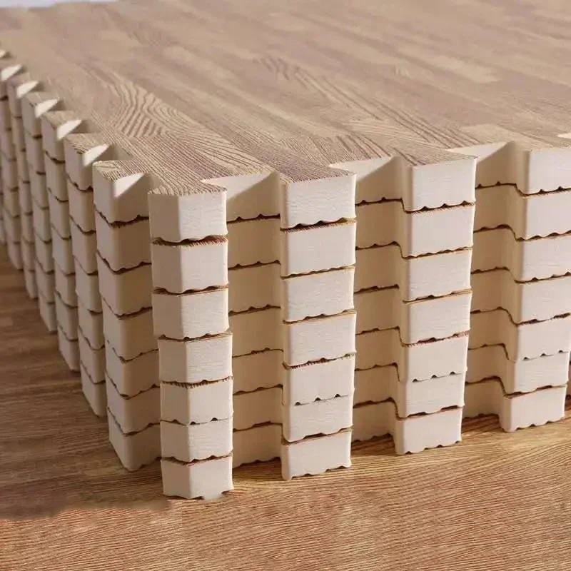 12 шт. деревянные игровые коврики 30x30 см