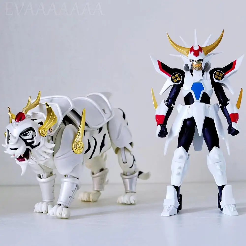 Модель йо-йо, игрушки-фигурки из песчаных боев yoroaken Samurai/Ronin Warrior, подвижная модель из сплава, блестящий император, черное пламя, король, тигр