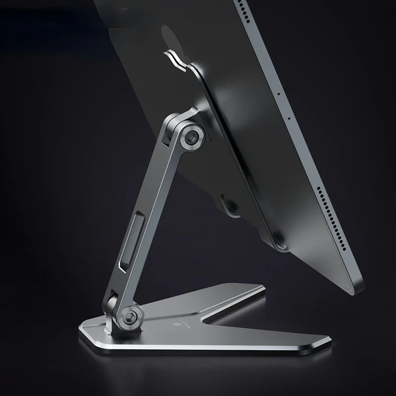 

Three Sections Foldable Desk Mobile Phone Holder for IPhone IPad Tablet Flexible Table Desktop Adjustable Cell Smartphone Stand