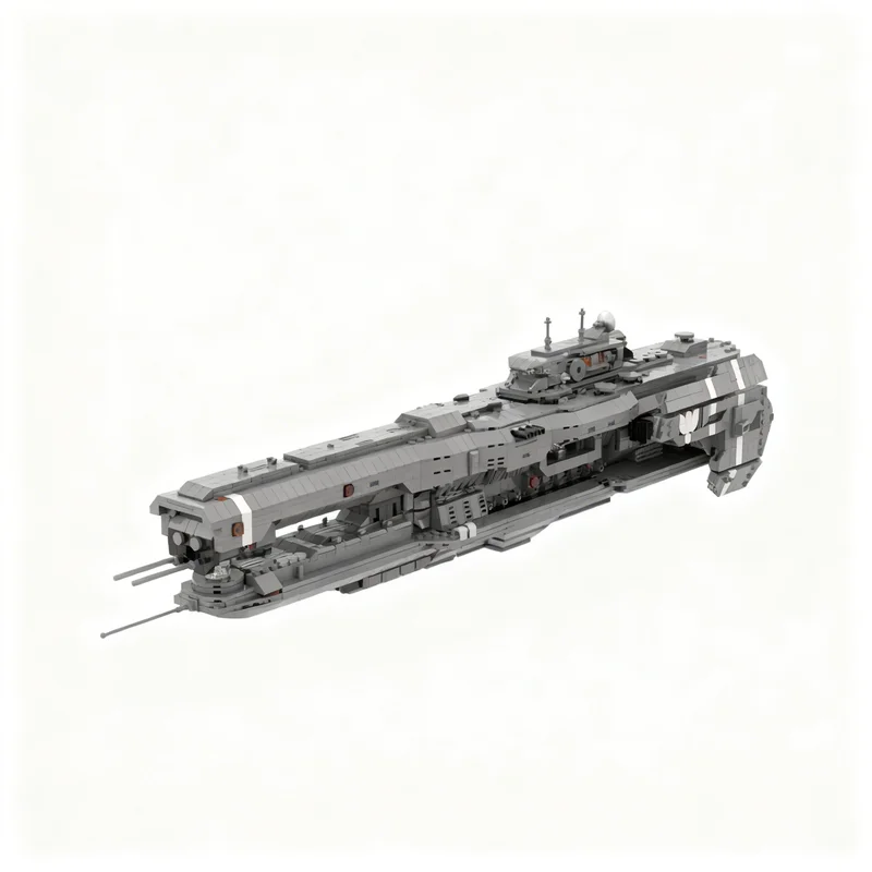 Фото 2860 деталей MOC Космический тяжелый фрегат класса 