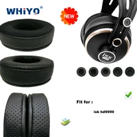 replacement ear pads for isk hd9999 hd 9999 hd 9999 headset parts leather cushion velvet earmuff headset sleeve cover