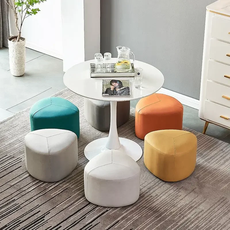 Минималистичная маленькая гостиная подставка для ног дивана ottomроскошная обувь