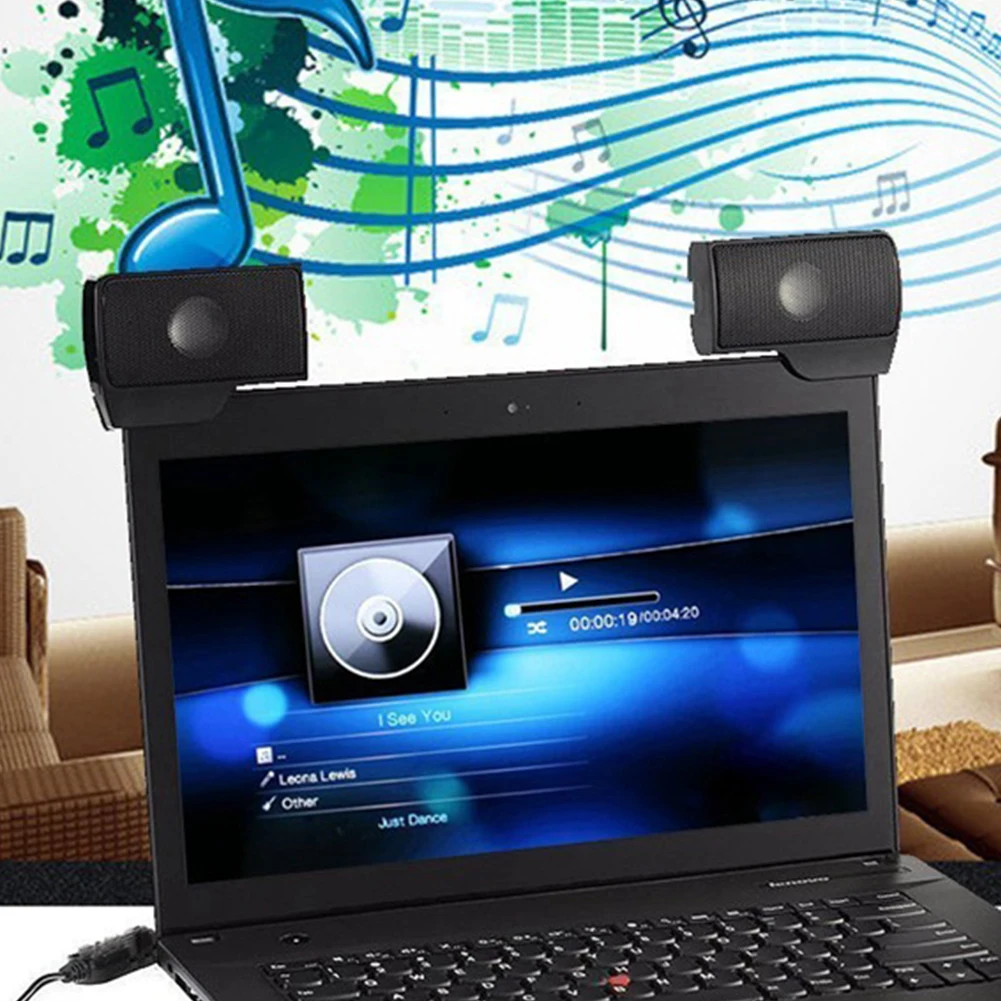 Пара подвесных громкоговорителей стерео SerB 2.0 3 5 мм для ноутбуков и ПК