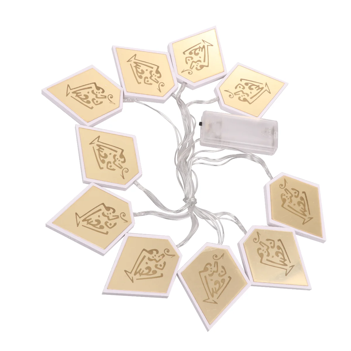 

Eid Rhombus Shape LED String Lights Indoor Ramadan Light Home Decoration for Festival Party
