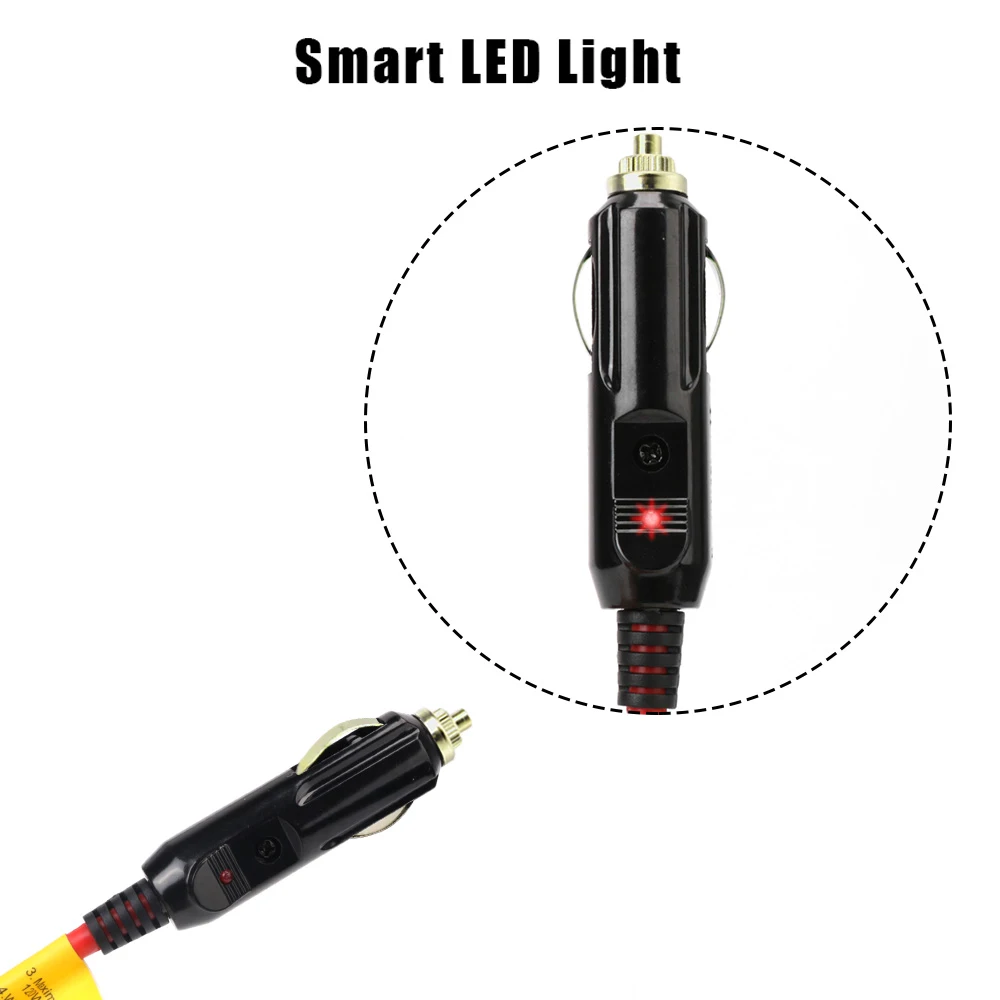 С предохранителем 15А розеткой 3 6 м автомобильным прикуривателем удлинителем