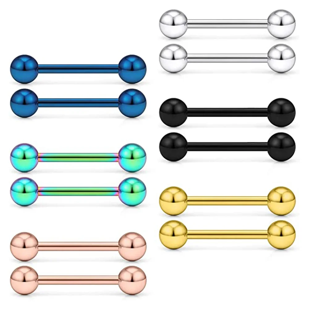 Кольцо для языка из нержавеющей стали ювелирные изделия пирсинга классический