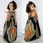 Летнее платье на бретельках, необычное платье с принтом в африканском стиле, платья с открытой спиной, летние платья