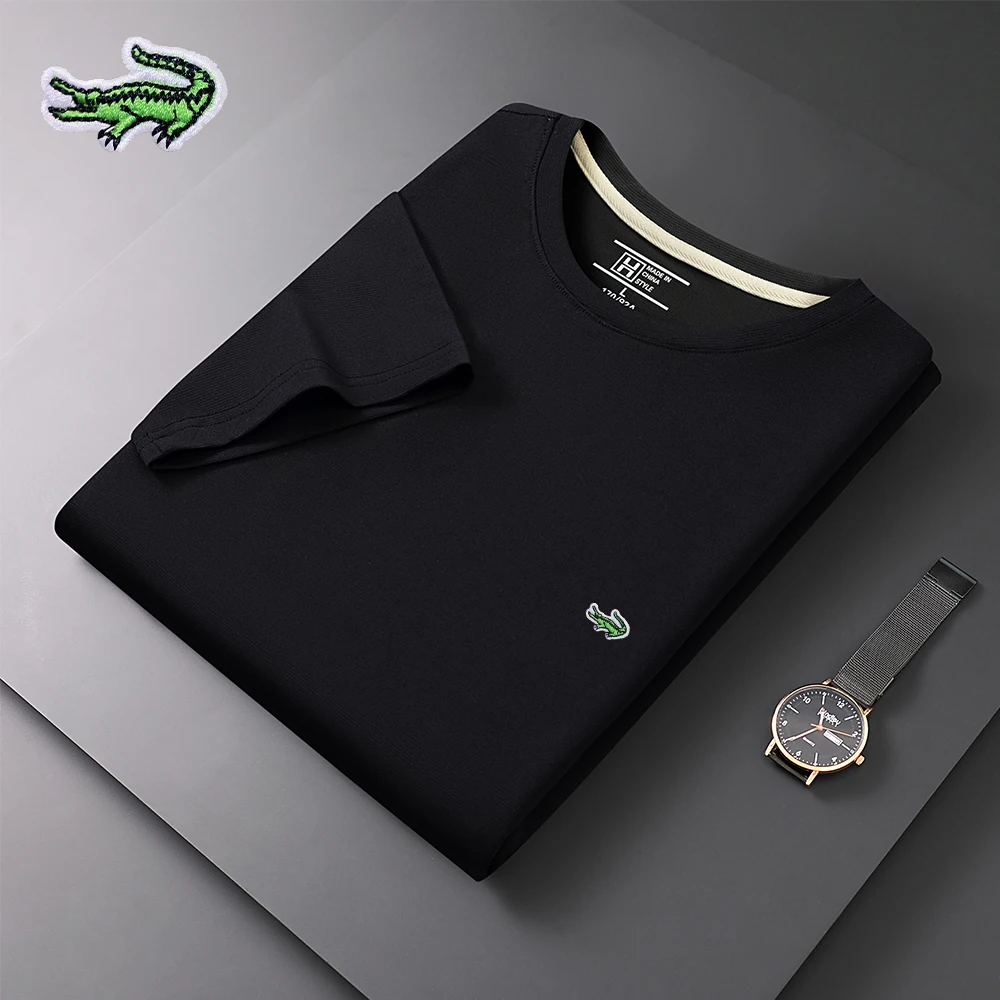 

Embroidery CARTELO 2023 New Summer Quick-drying High-quality O-neck T-Shirt Breathable Top Casual Running T Shirt For Men