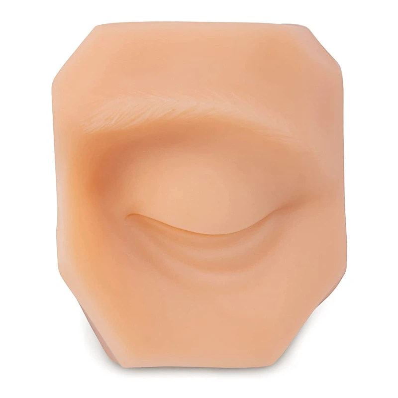 

Искусственная кожа для тренировки швов, искусственная подушка для глаз, век, бровей, тренажер для сшивания лица