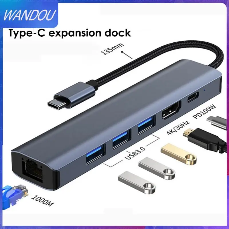 

Док-станция для ноутбука, телефона, Usb 3,0, Rj45, Usb-c