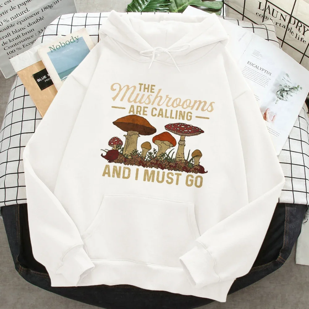 Женская флисовая толстовка в стиле Харадзюку с принтом виде лягушек и грибов