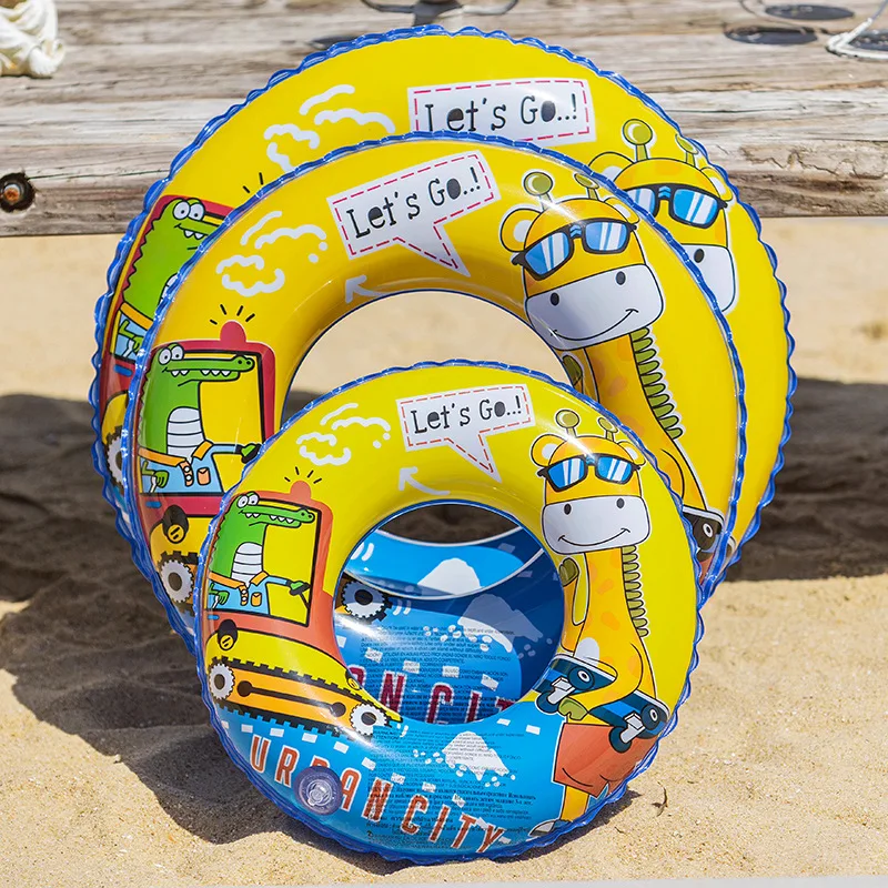 

1pc Children Swimming Ring For 2-4 4-10 Years Old Korean-style Inflatable Underarm Swim Ring Circle Cartoon Swimming Accessories