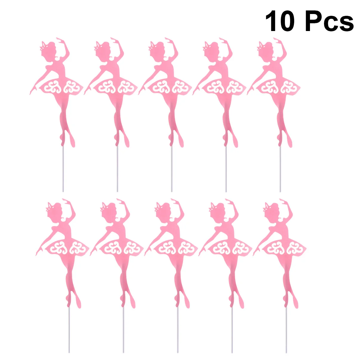 

Cupcake Fairy Picks Topper Ballet Dancer Girl Birthday Party Decoration Girls Shower Baby Supplies Decor Dessert Muffin Dancing