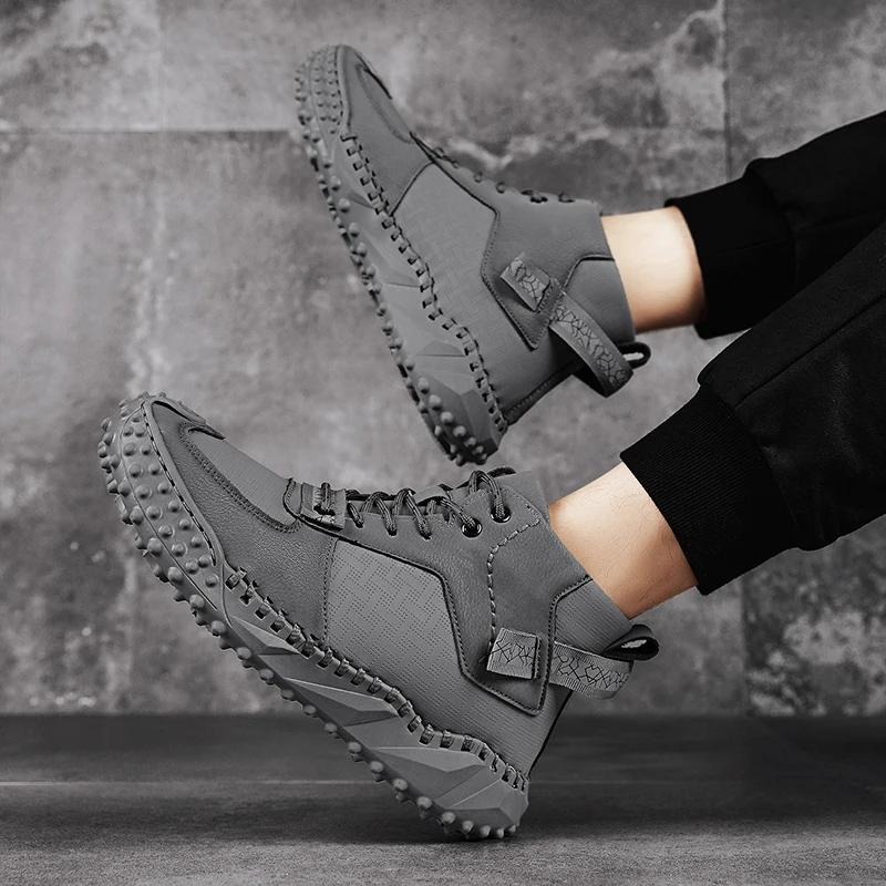 Fall Golf Training Shoes Men's Outdoor Walking Shoes Men's Nailless Comfort Golf Sneakers Men's Size 46 Non-Slip Golf Shoes