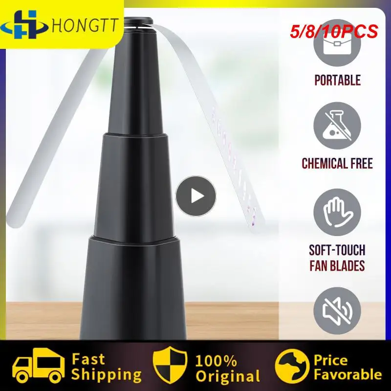 

5/8/10PCS Abs Pest Repellent Table Fan Portable Stretchable Food Protector Fly Destroyer Automatic Electronic Foldable