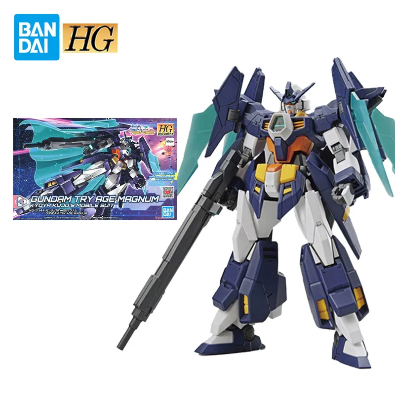 

Original Bandai Gundam Model Kit HG HGBD:R 27 1/144 Try Age Magnum Kyoya Kujo's Mobile Suit Anime Action Figures Toys Gifts