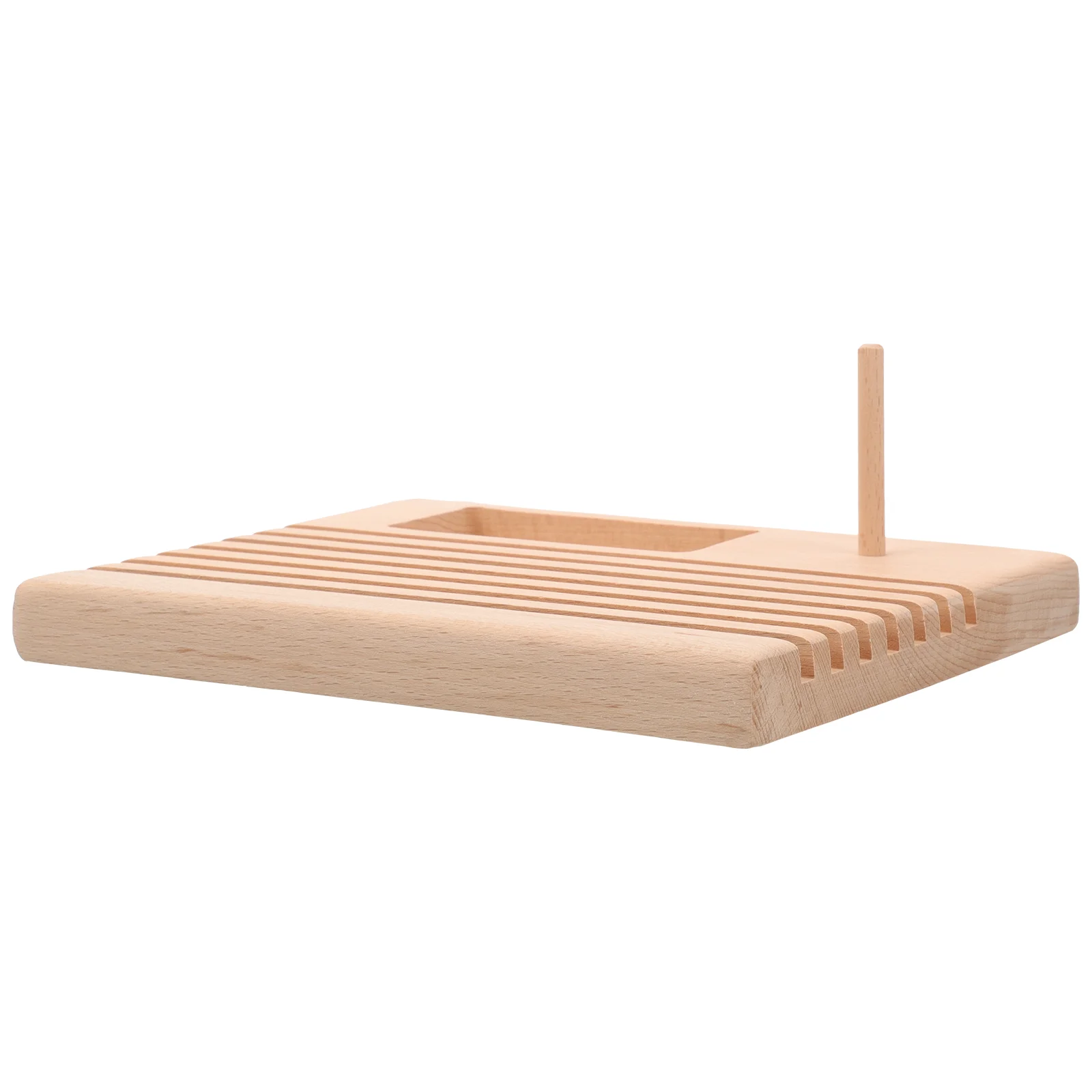 

Embroidery Thread Wooden Spool Holder Storage Knitting Tool Durable DIY Household Rack