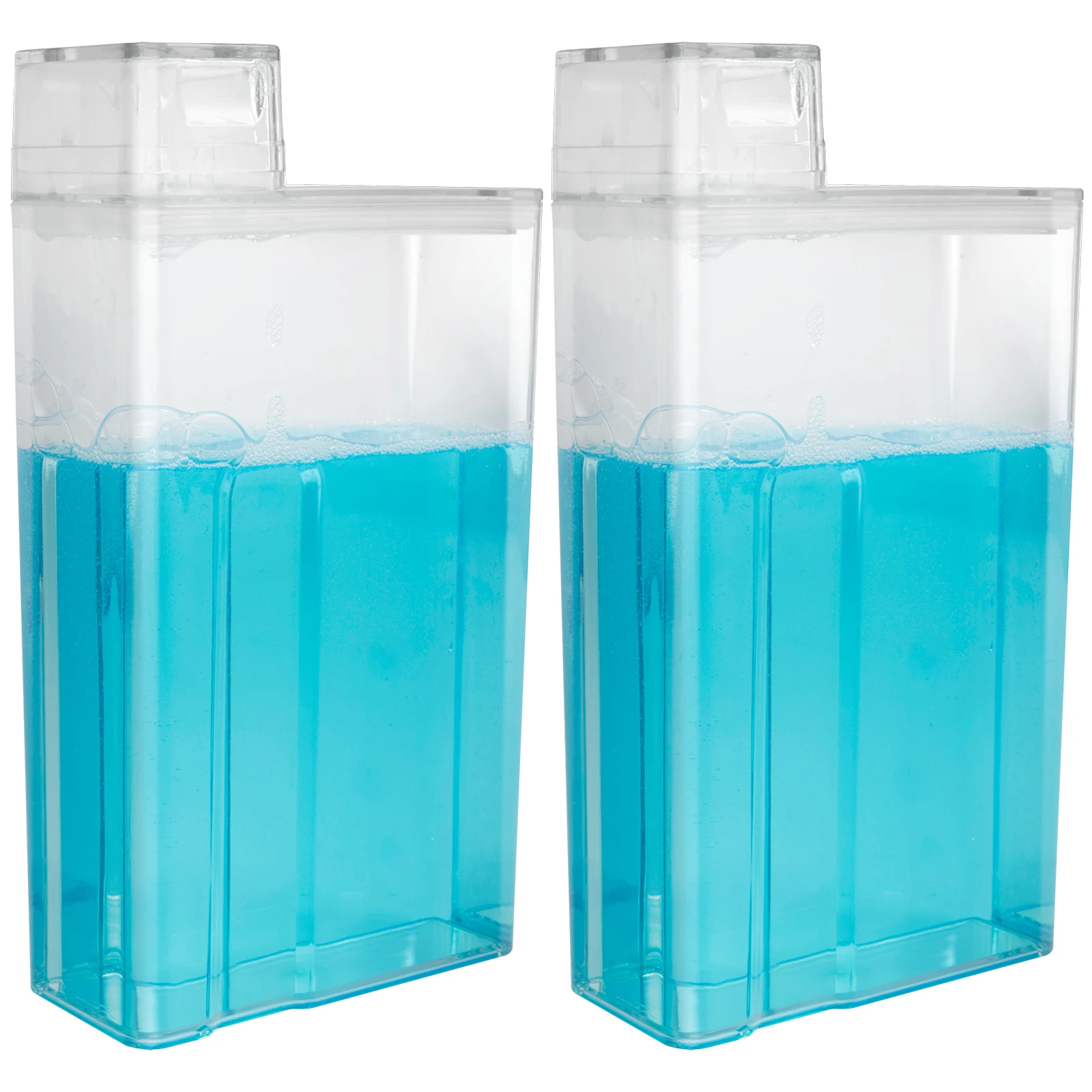 

2 шт., прозрачный дозатор для стирального порошка, л