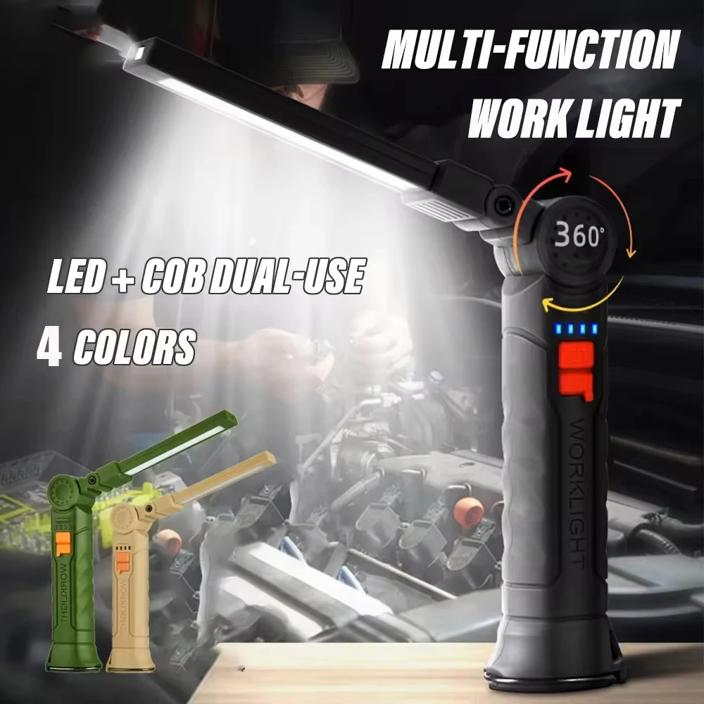 Перезаряжаемый светодиодный фонарик Xiaomi с магнитным креплением