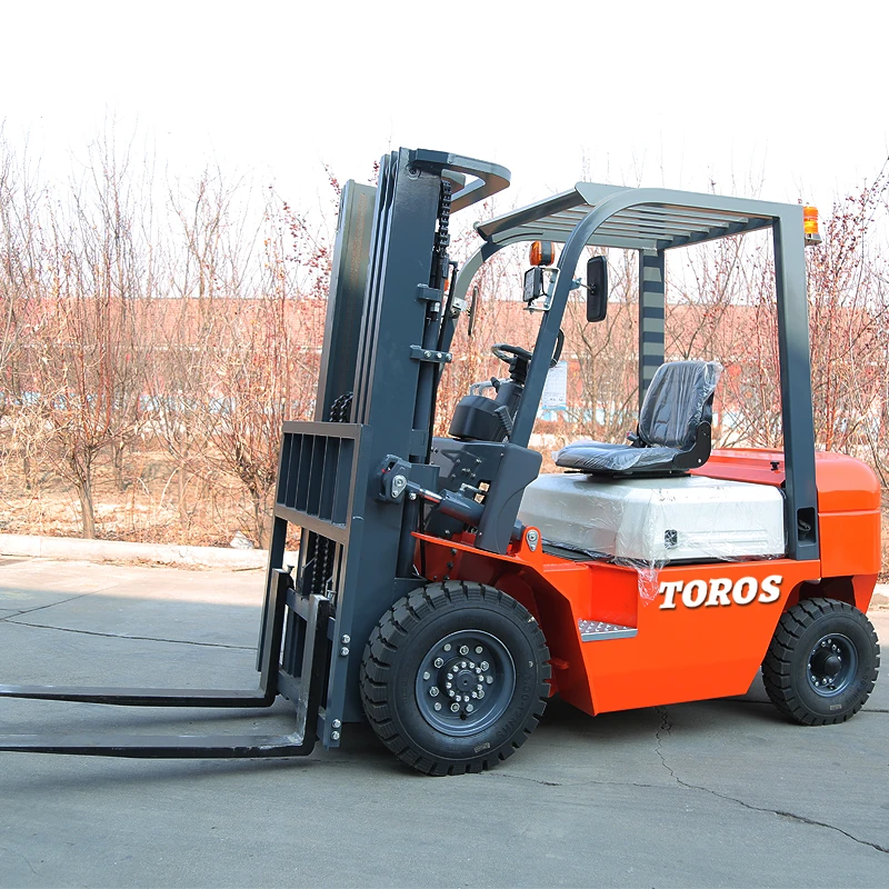 China  Positioner Articulated off road diesel forklift 4WD All Four Wheel Drive 3ton 3.5ton rough terrain forklift