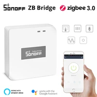 sonoff zbbridge smart zigbee bridge zigbee 3 0 app wireless remote controller smart home bridge works with alexa google home