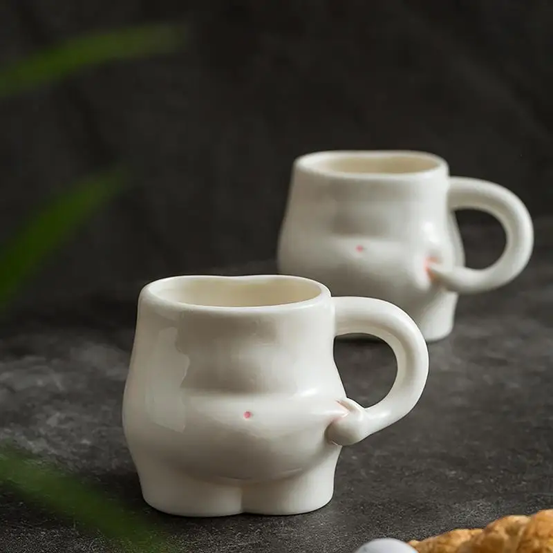 1 шт. забавные кружки на животе кофейные чашки кавайные креативные керамические