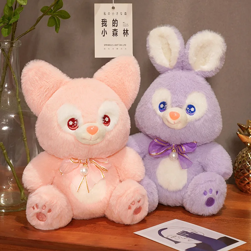 

Мягкая пушистая лиса, плюшевая игрушка, милая мультяшная зверушка, набивная кукла для девочек, подарок на день Святого Валентина, милый Деко...