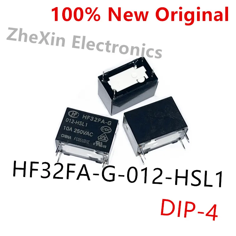 10 шт./лот HF32FA-G-024-HSL1、HF32FA-G-012-HSL1 、HF32FA-G-005-HSL1 Новое оригинальное силовое реле