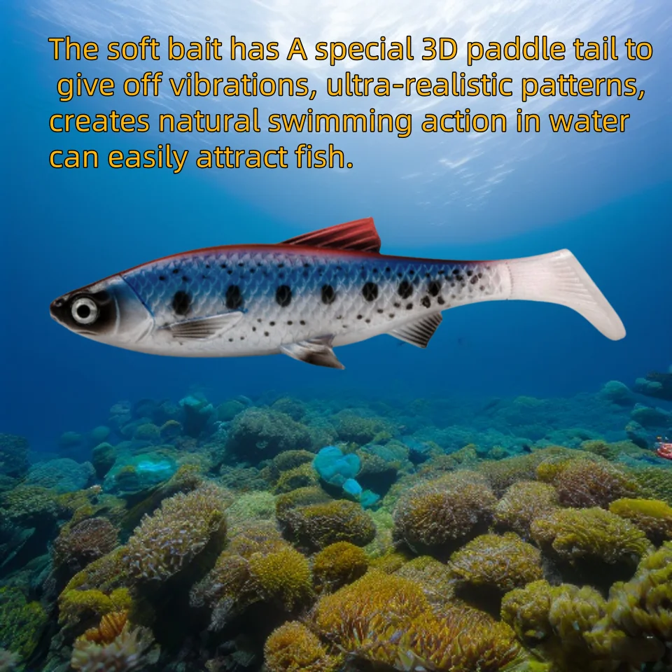 Искусственная мягкая рыболовная приманка MUKUN