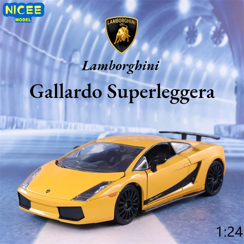 

1:24 Lamborghini Gallardo Superleggera Toy Car Diecast Car Metal Alloy Model Car Toys For Children Gift Collection J207