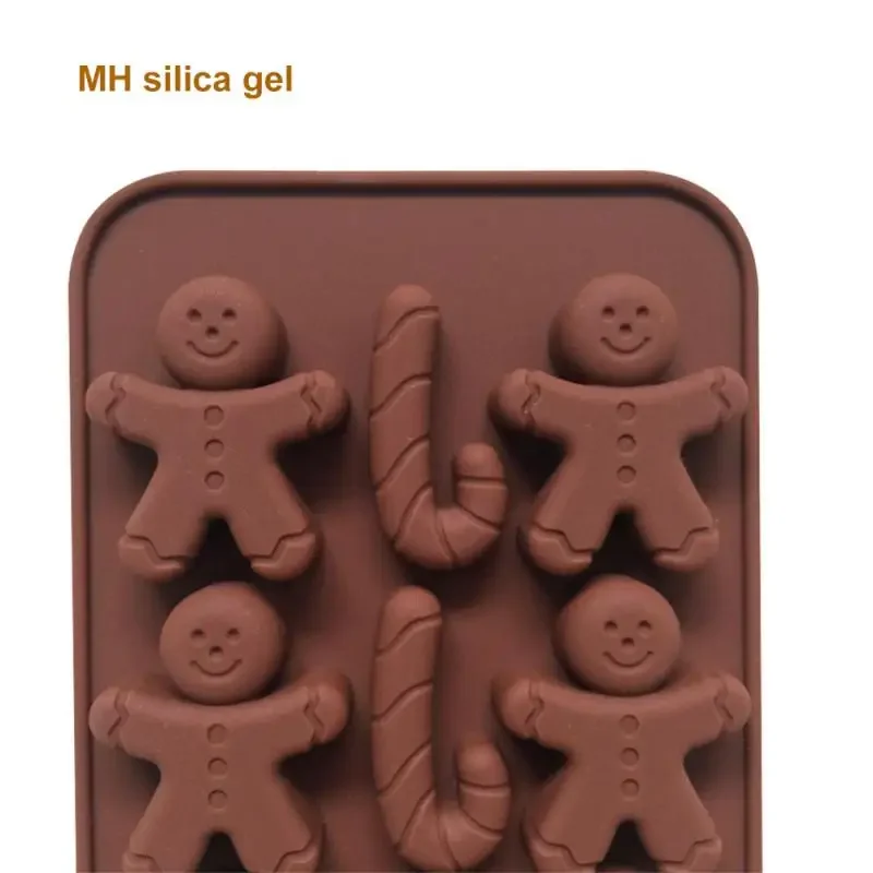Рождественский пряничный человечек силиконовая форма для конфет печенья