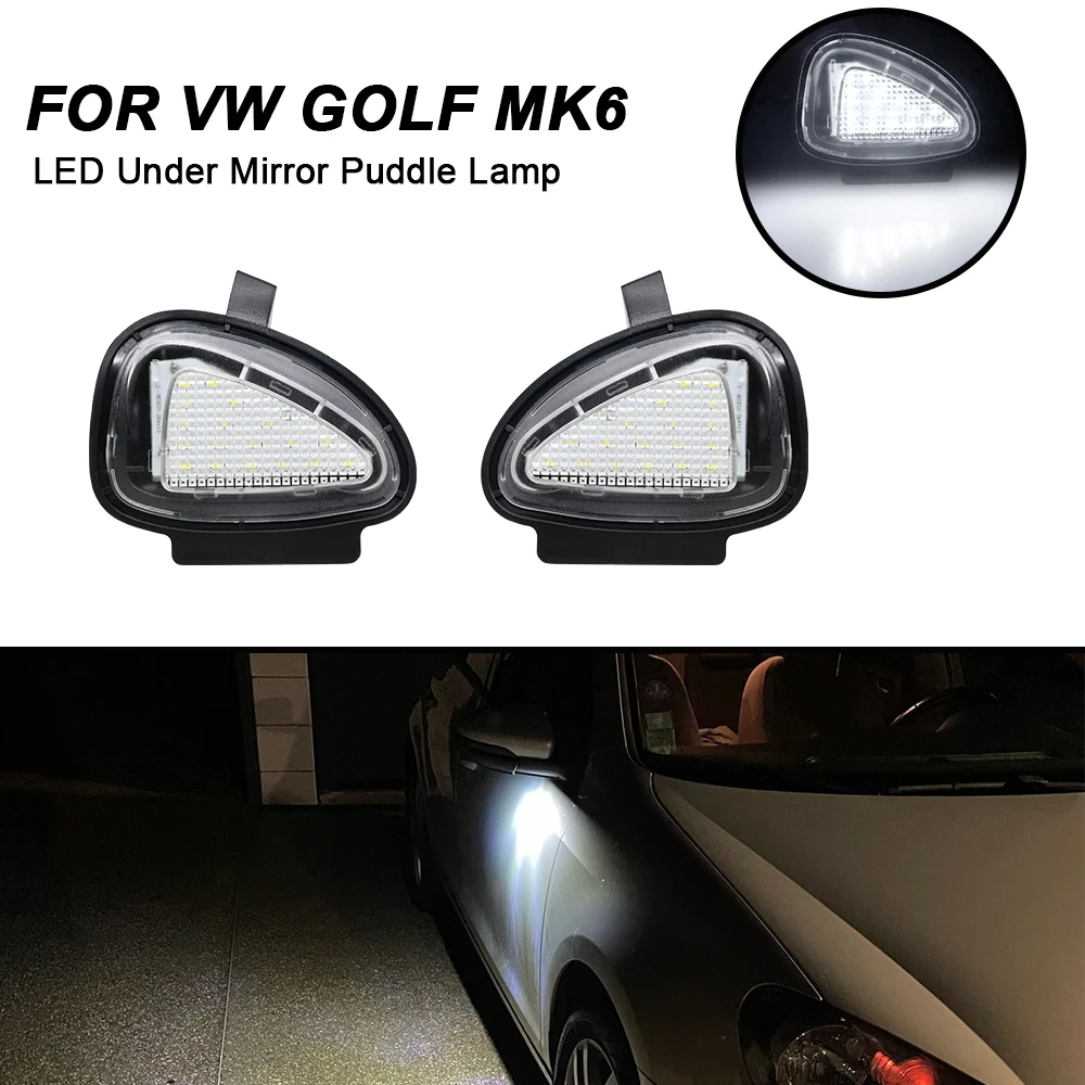 

Для VW Golf Mk6 2011-2016 GTI Touran 2010 ~ 2 шт. Canbus 6000K белый автомобиль под боковой зеркальный фонарь
