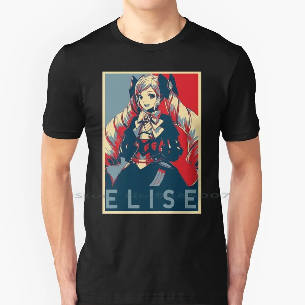 

Hope Style Fire Emblem Propaganda Elise T Shirt 100% Cotton Anime Attack On Titan Infinity War Bleach Cardcaptor Sakura Code