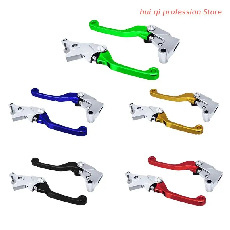 

Motorcycle Pivot Dirt Bike Cnc Brake Clutch Lever Handlebar Hand Grip for KLX150 H8WE