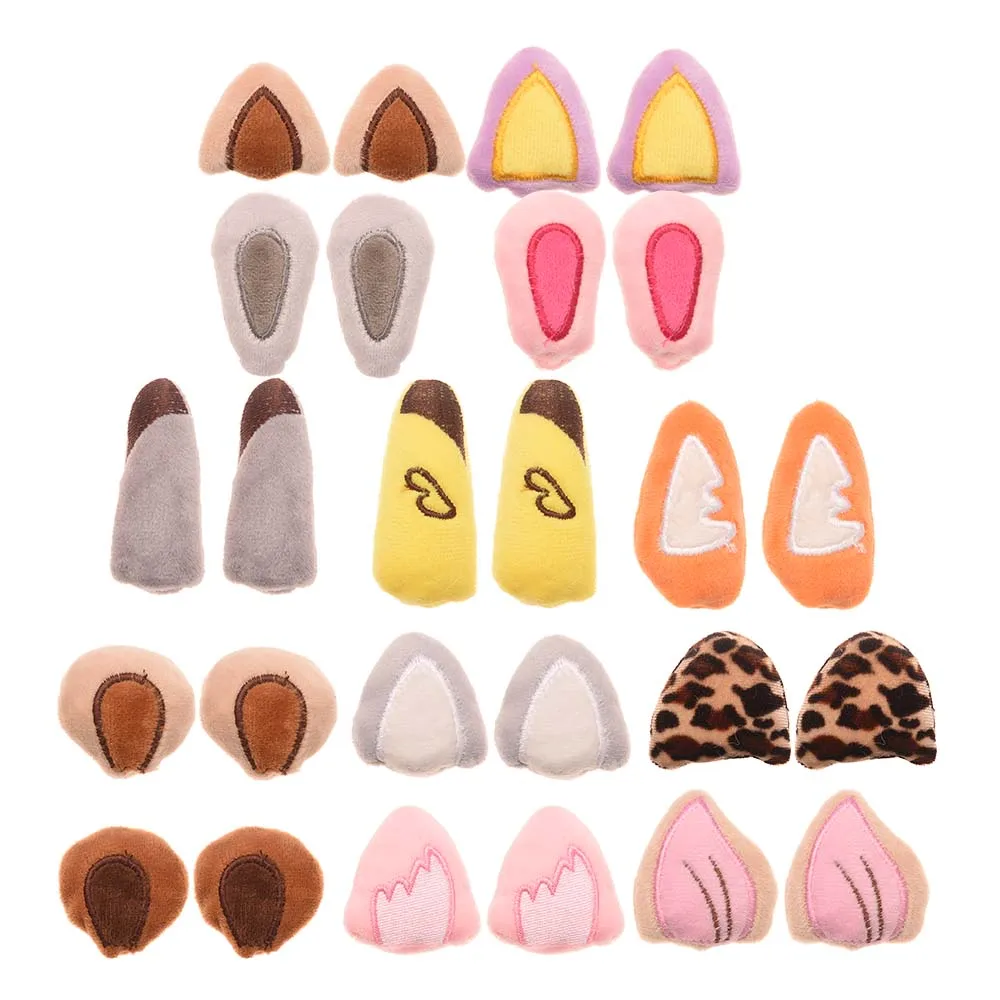 

168 шт. = 84 пары, модные плюшевые милые ушки животных, аксессуары для волос для девочек, повязка на голову «сделай сам», повязка на голову, банты для волос, заколки для волос, брошь