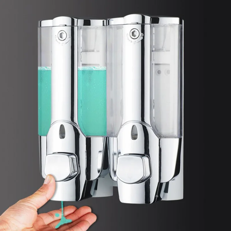 

700Ml Hand Soap Shampoo Dispenser Wall Mount Shower Liquid Dispensers Containers for Bathroom Washroom