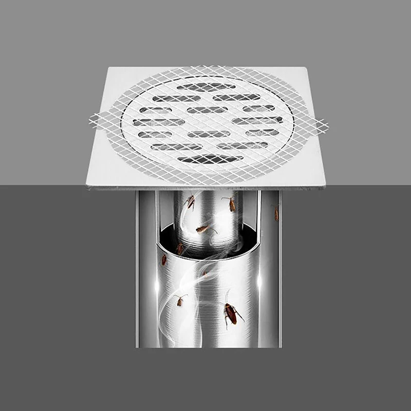 

5PCS Floor Drain Plug Shower Hair Drainage Kitchen Sink Filter Anti Clogging Disposable Bathroom Accessories