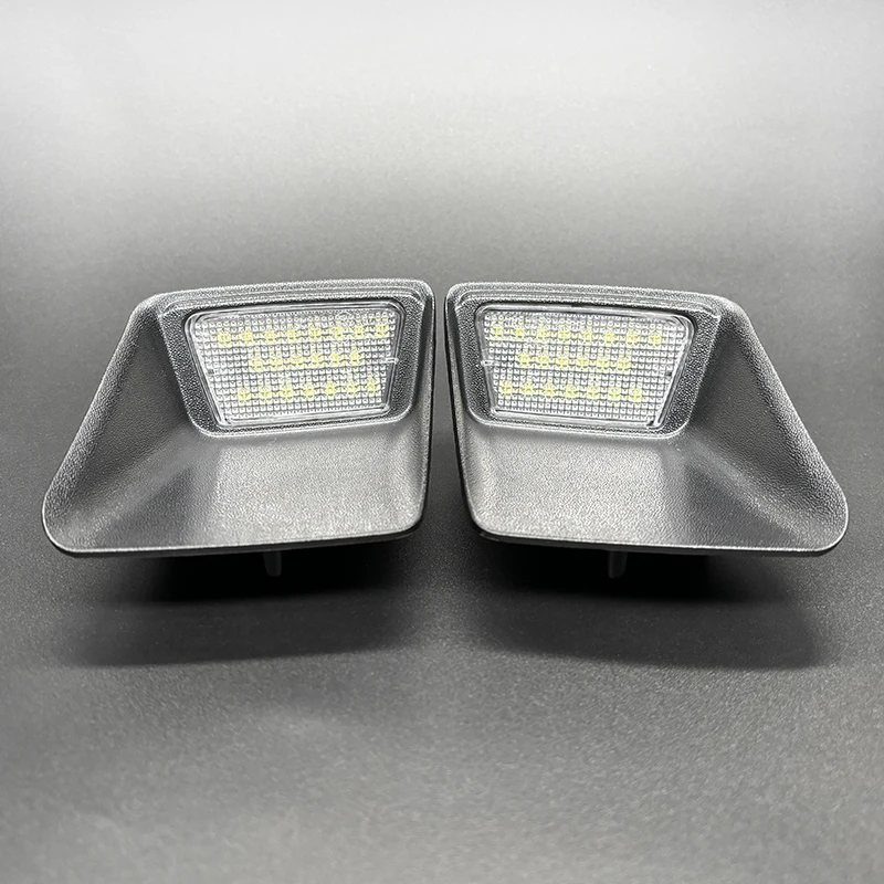 Фото Подходит для GMC Canyon 2004-2012, для Chevrolet Colorado 2004-2012, белый светодиодный светильник для номерного знака. №1