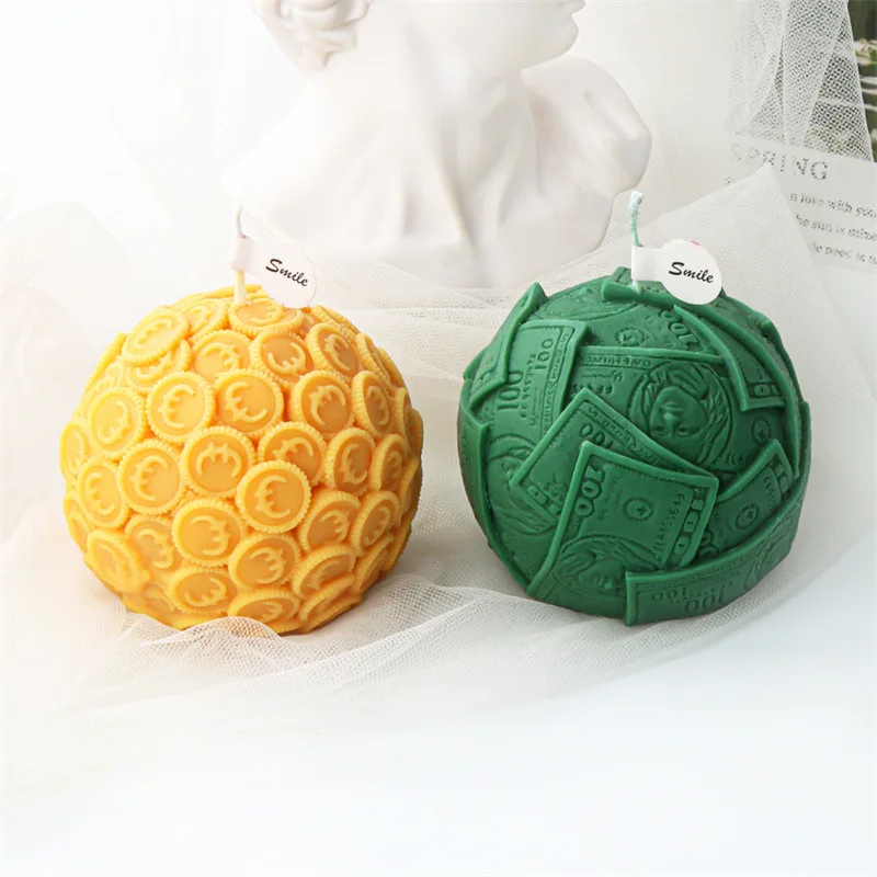 Силиконовая Форма Для Свечей В Форме Денег Доллара Ароматизированная Свеча