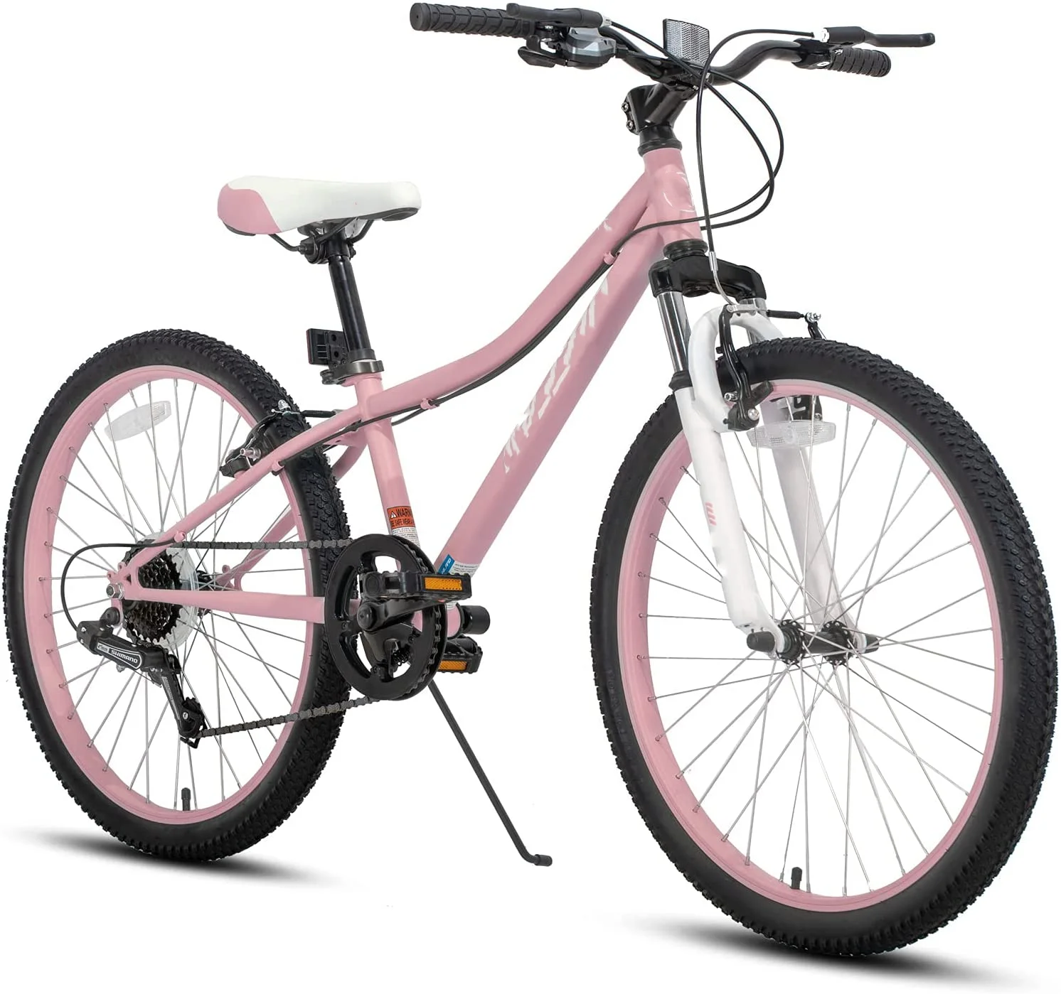 24 inch Mountain Bike Shimano 7 Speeds for Teenager with Sus