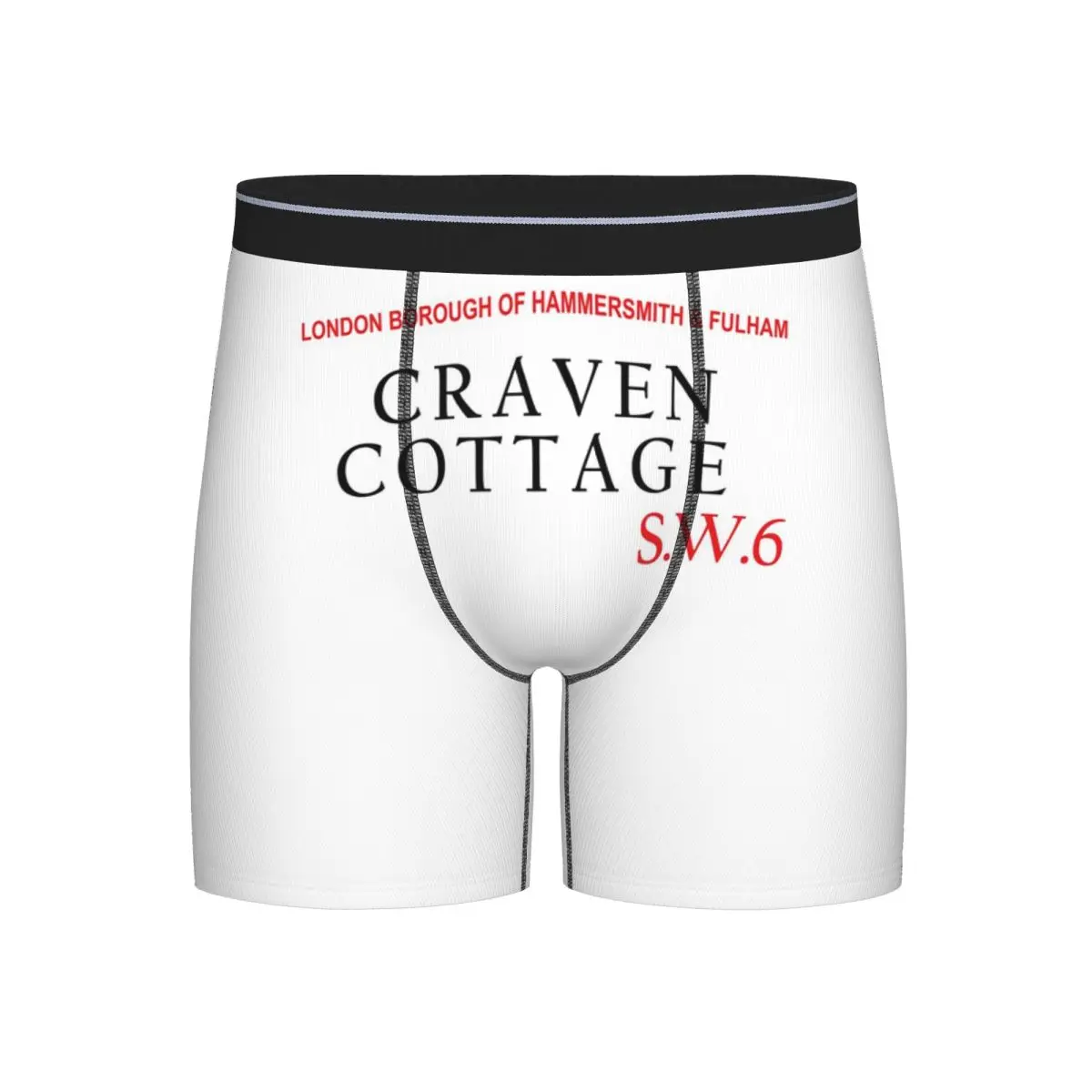 Фото Легкая толстовка с капюшоном Craven Cottage Fulham Sw6, длинные трусы-боксеры, короткие мужские трусы, мягкое нижнее белье для мужчин, подарок бойфренду №4